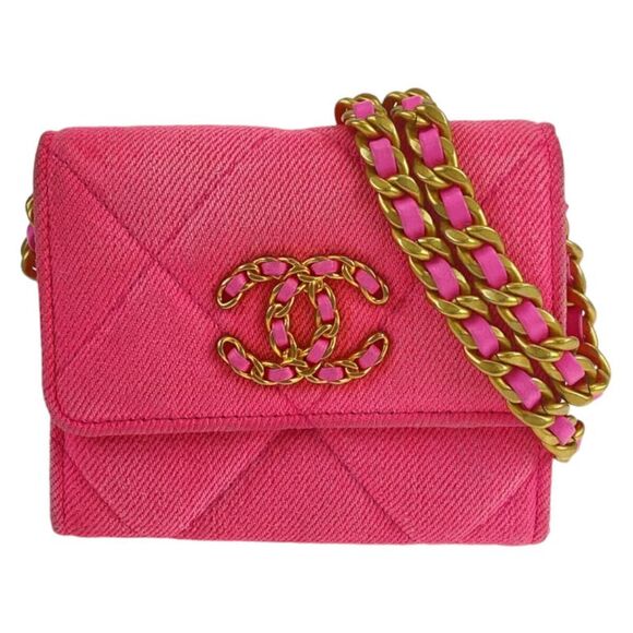 Chanel Chanel19 Matelassé Canvas Wallet - Picture 1 of 10